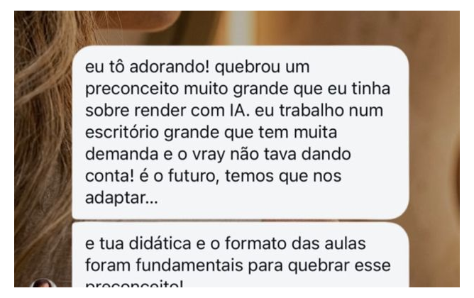 Depoimento aluna